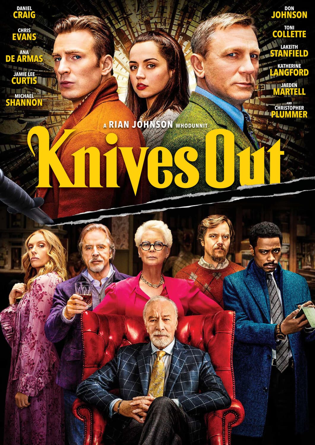 Front. Knives Out   - DVD.
