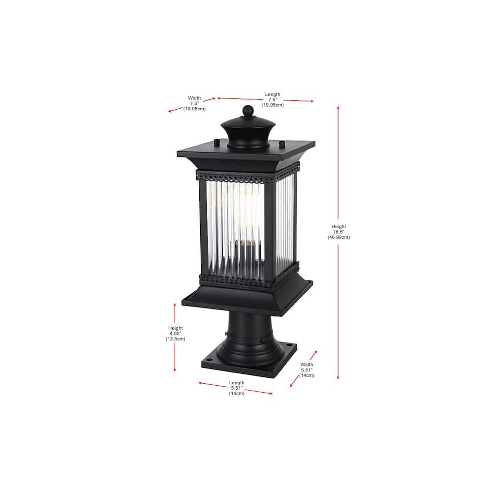 Elegant Lighting - Collins 7 inch Outdoor Pendant - Black price history on PriceWatchPro