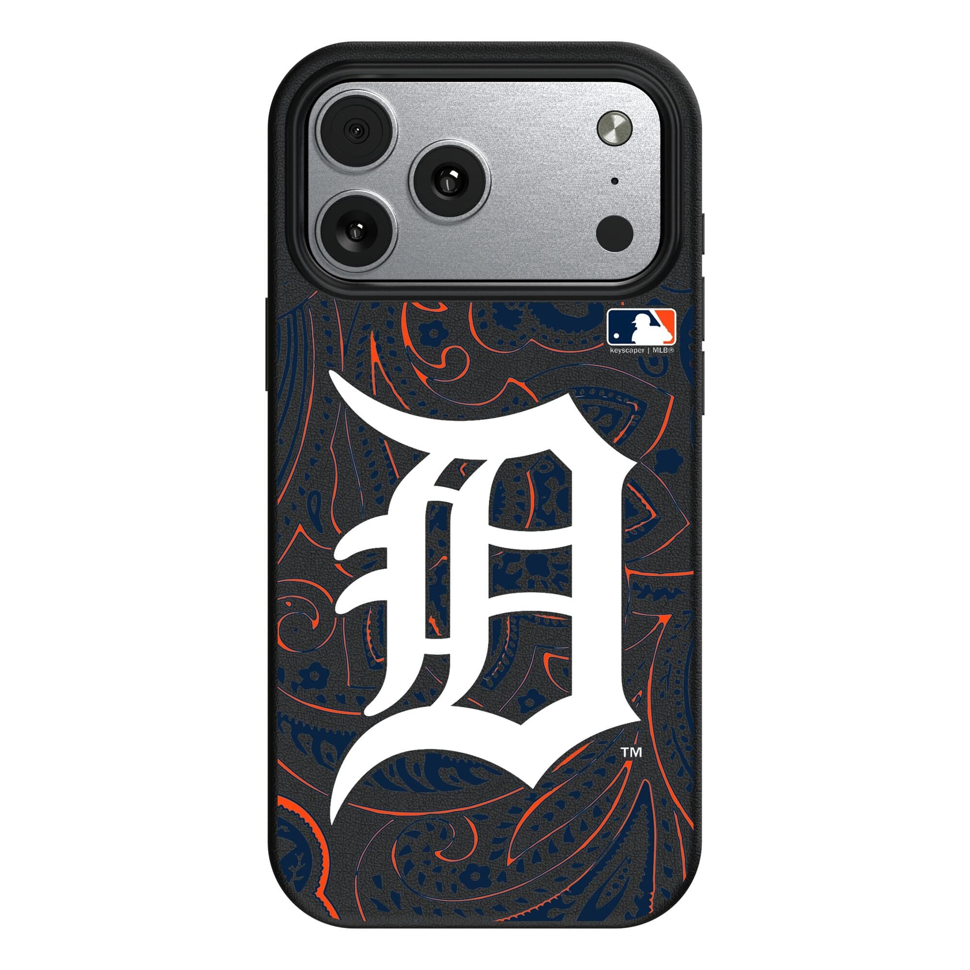 Keyscaper - MLB - Detroit Tigers Paisley iPhone Magnetic Bump Case - 17 Pro Max - Black price history on PriceWatchPro