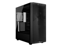 CORSAIR - 3200D RS Mid-Tower Case - 360mm Rad, BTF/Zero/Stealth Compatible, Angled GPU Fan Mount, Smoke - Smoke
