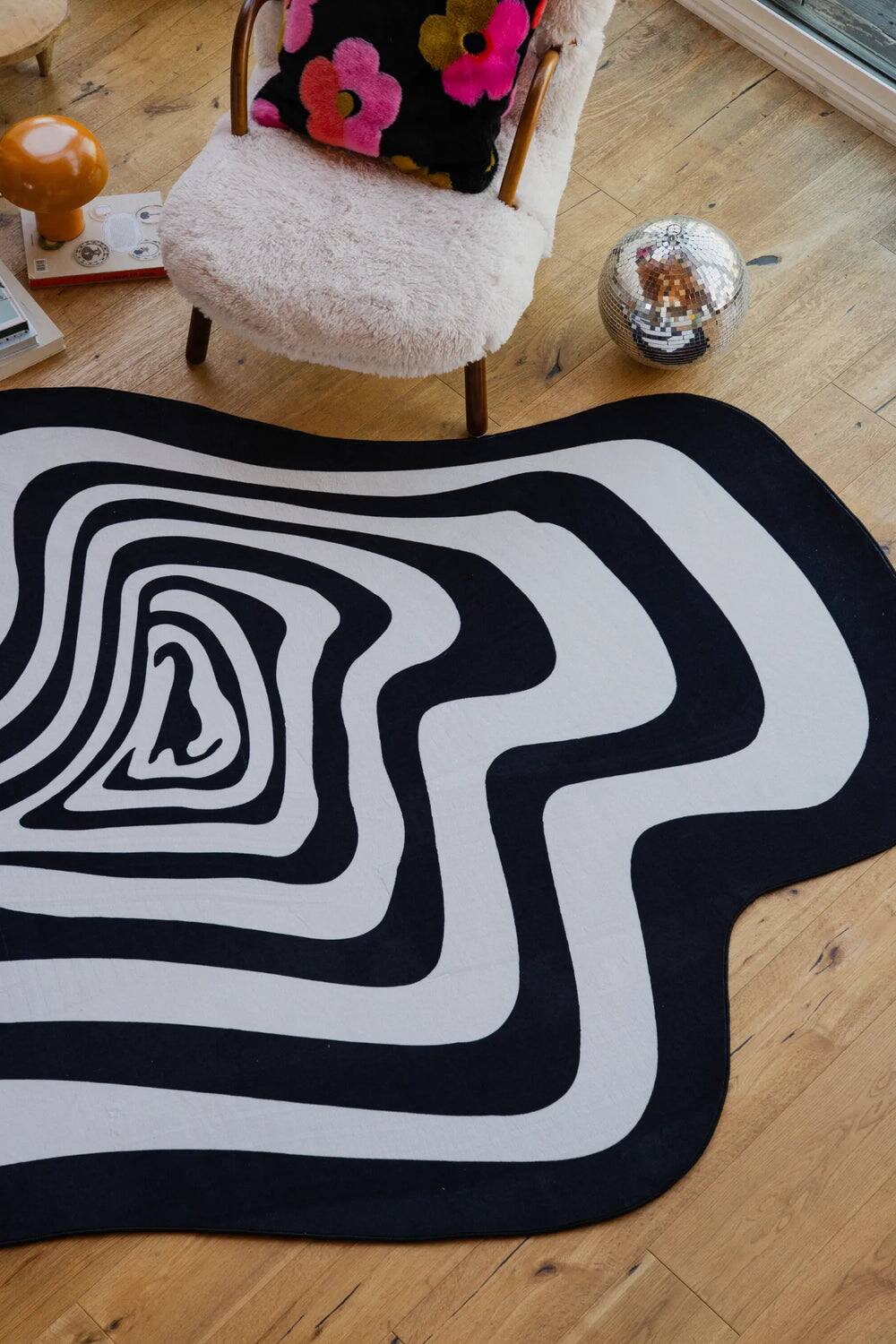 Alt View 2. Lanyspace - Lany Space Vertigo Irregular Area Rug - Multicolor.