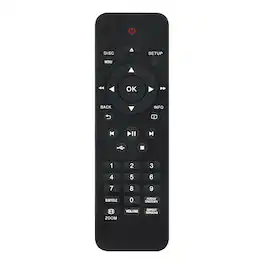 WINFLIKE - New RC-5340 Replaced Remote Control Fit for Philips DVD Video Player sub RC-5310 - Black