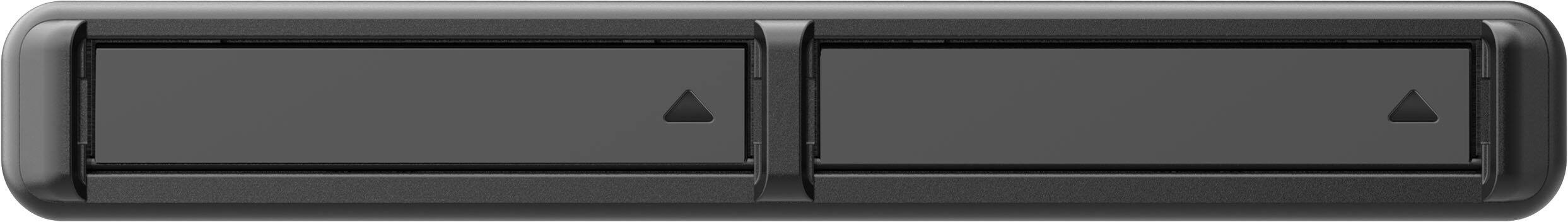 Back. Insta360 - X5 Utility Fast Charge Battery Charger Case for Insta360 X5 Action Camera Battery - Black.