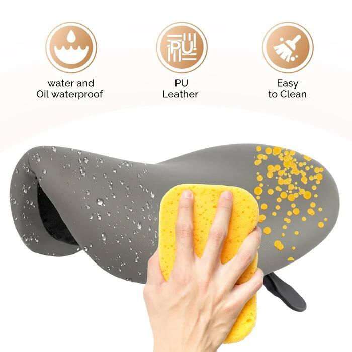 Water and oil waterproof PU leather, easy to clean