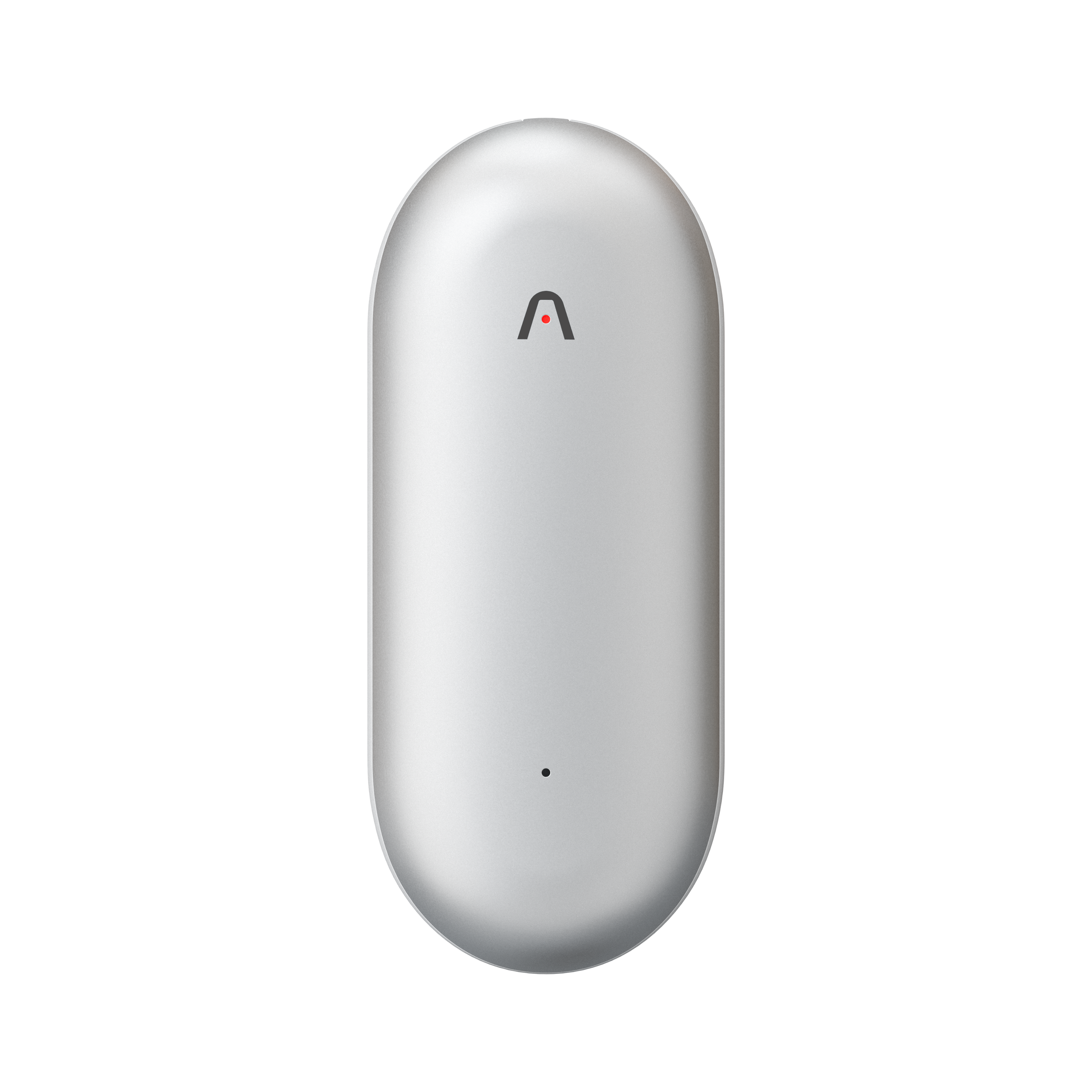 PLAUD - NotePin Memory Capsule Smart AI Voice/Audio Recorder - V2 - Lunar Silver