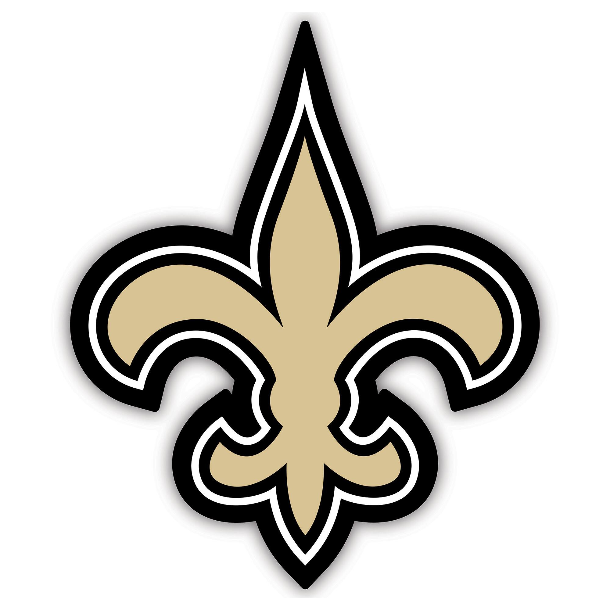 New Orleans Saints 24" Logo Cutout Sign