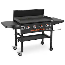 Blackstone - 36" Omnivore Griddle w/ Hard Cover, Propane Gas Outdoor Cooking Stove - Black