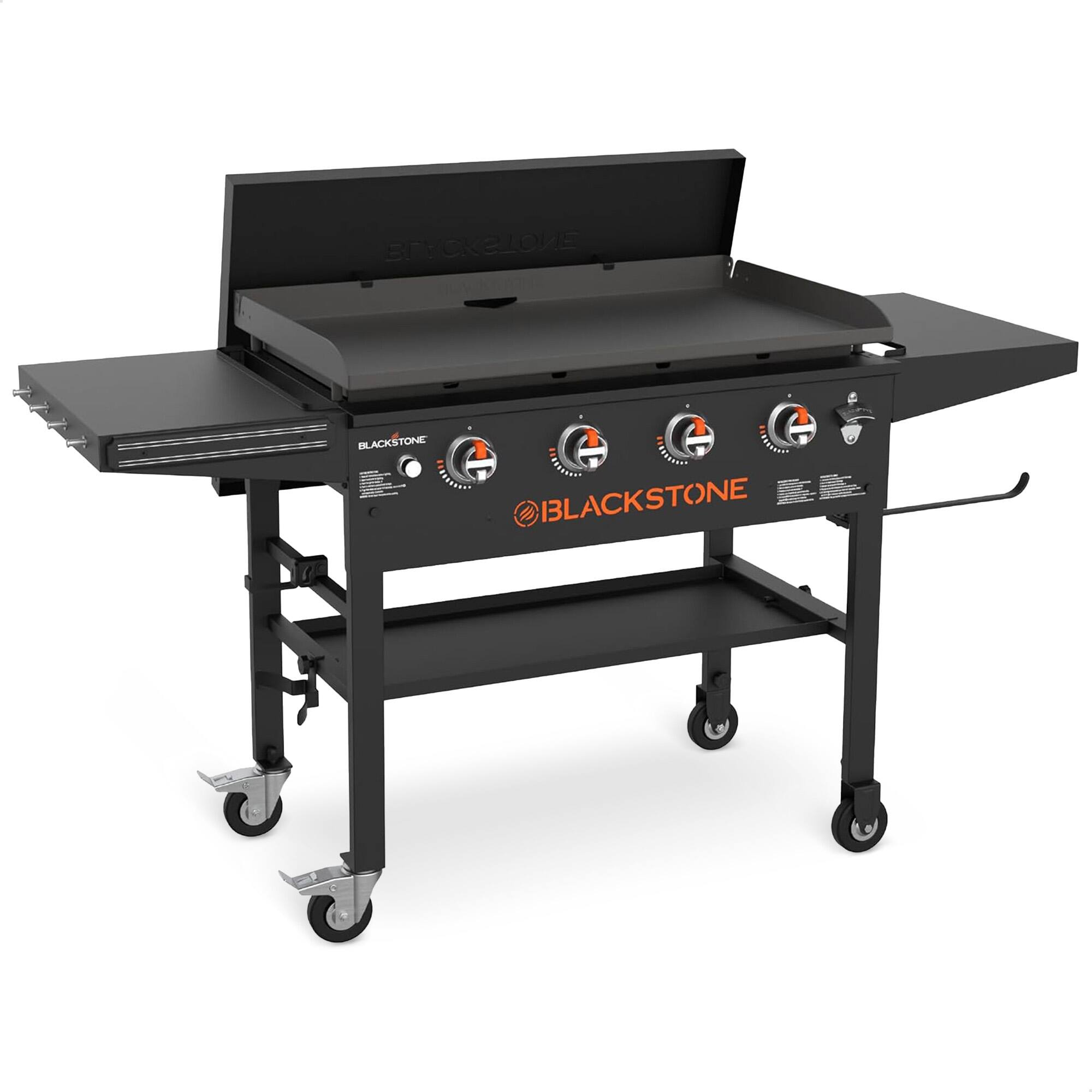 Blackstone - 36" Omnivore Griddle w/ Hard Cover, Propane Gas Outdoor Cooking Stove - Black