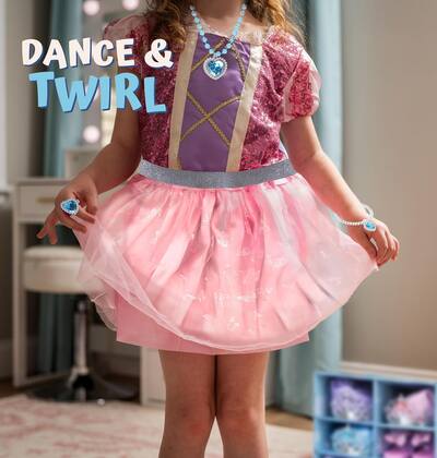 toyvelt princess dress up ToyVelt Princess Dress Up Shoes and Jewelry Boutique - Pretend Play for Little Girls Set Incl 4 Pairs Princess Shoes and Lots of Accessories