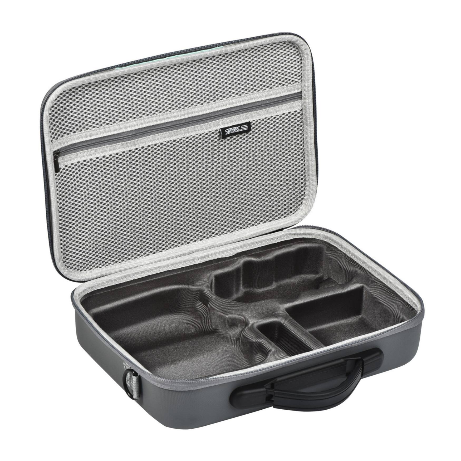 Back. StartRC - STARTRC Gray Carrying Case for DJI Mini 3 Pro and Mini 3 Drone.