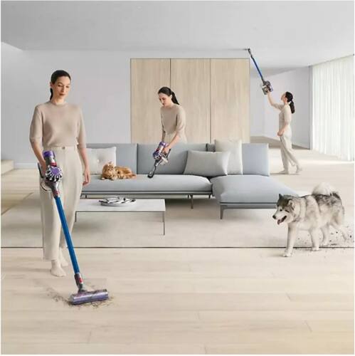 Angle. Dyson - Vacuum V8 Stick Origin Extra Cordless.