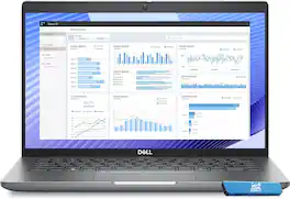 Dell - Precision 3490 14" FHD AI Mobile Workstation - Pro Max - Intel Core Ultra 5 - 16GB RAM - 256GB SSD - Windows 11 Pro - Gray