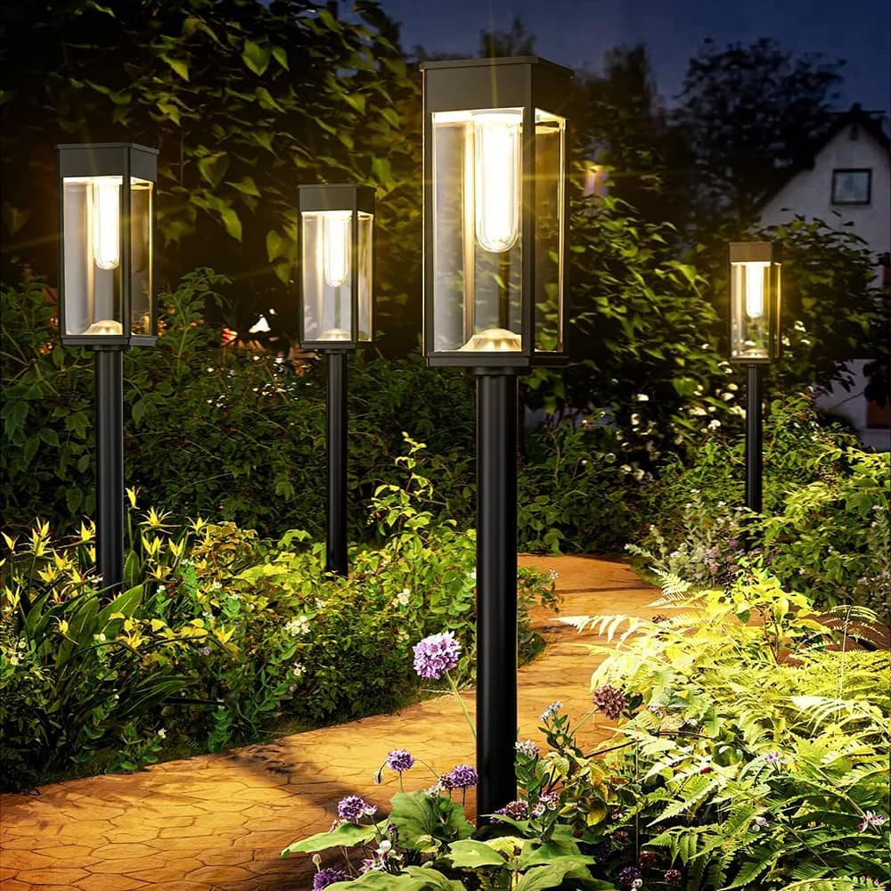 MOSZAR LLC Solar Lights Outdoor,IP65 Waterproof Solar Garden