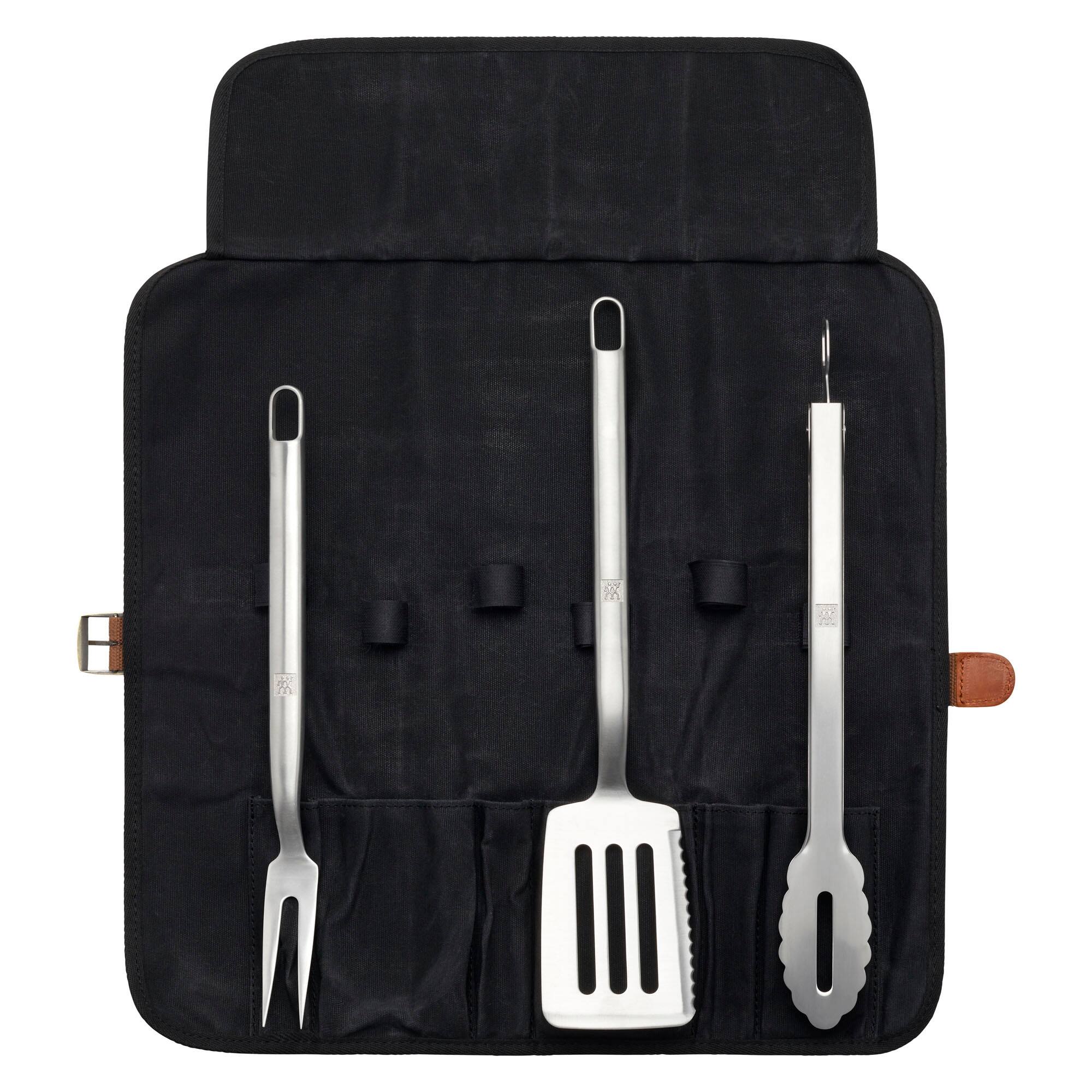 Alt View 5. ZWILLING - ZWILLING BBQ+ 4-pc Grill Tool Set - Black.