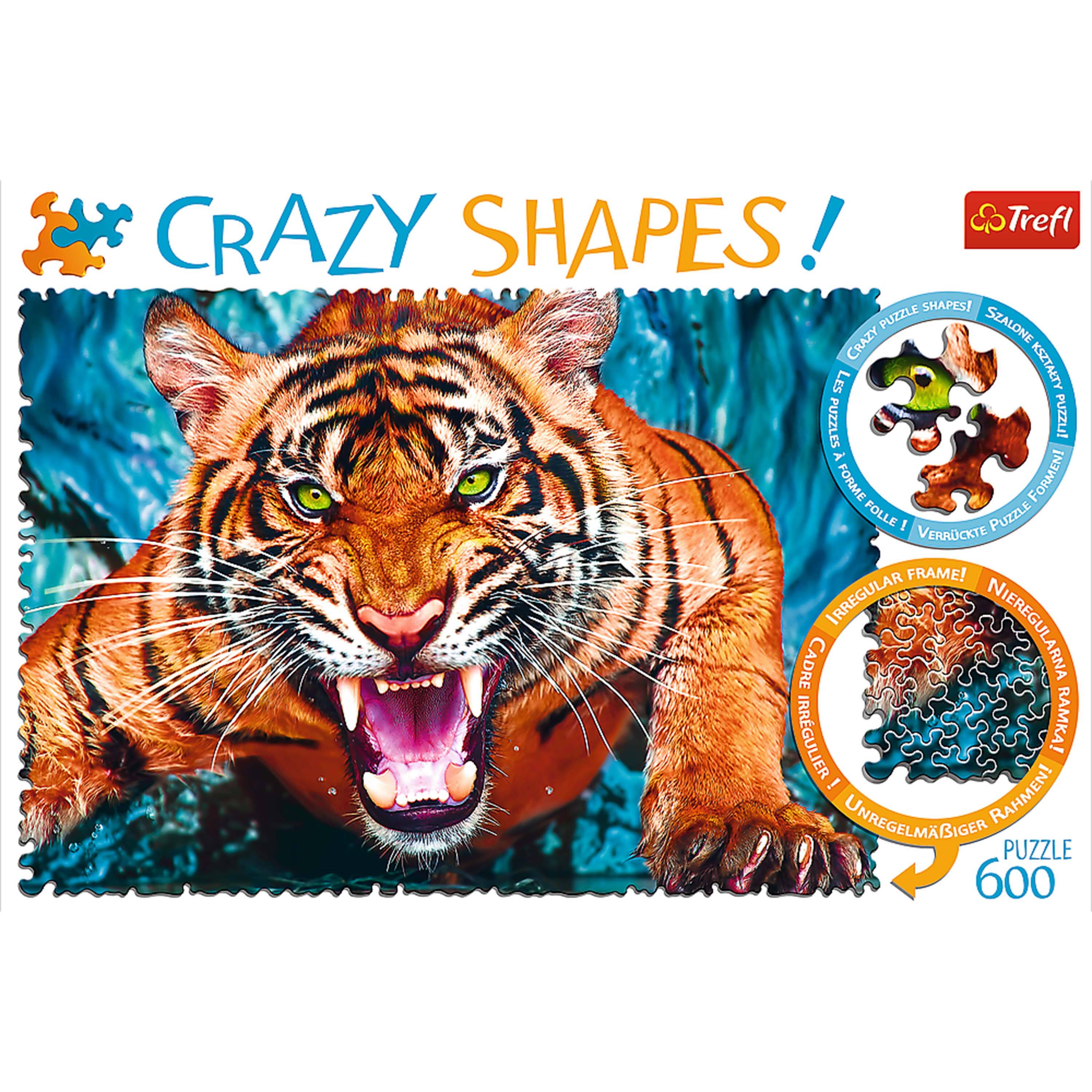 Crazy Shapes!  
Trefl Shapes!  
Puzzle Szalone Crazy Les Kształty Puzzles Puzzli!  
Forme Forment Folle!  
Puzzle Verackte Frame!  
Irregular Nieregularna Cadre Irrgulier Ramka!  
1 Unregelmäbiger Rahmen!  
Puzzle 600