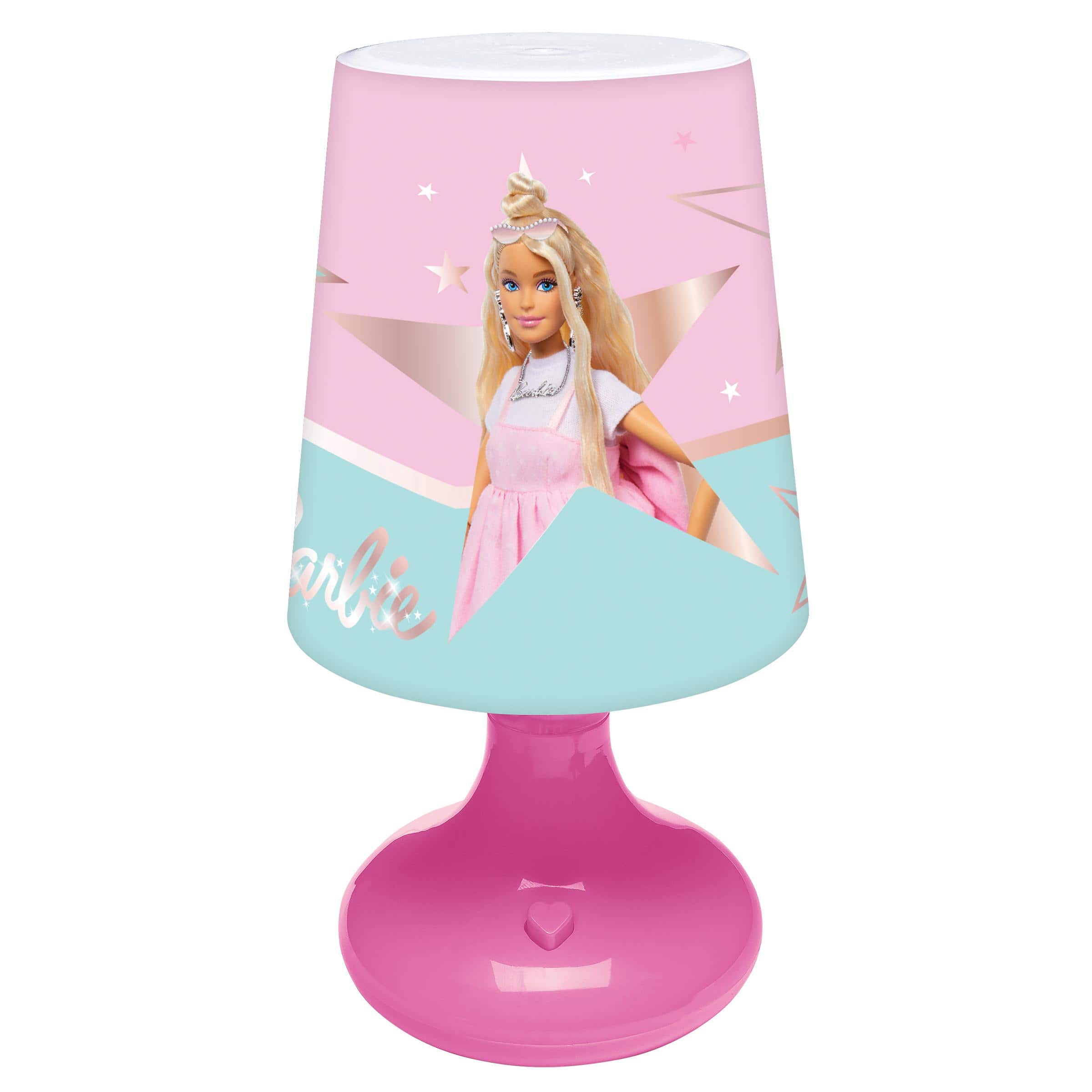 Lexibook - Barbie Wireless Mini Bedside Lamp and Nightlight