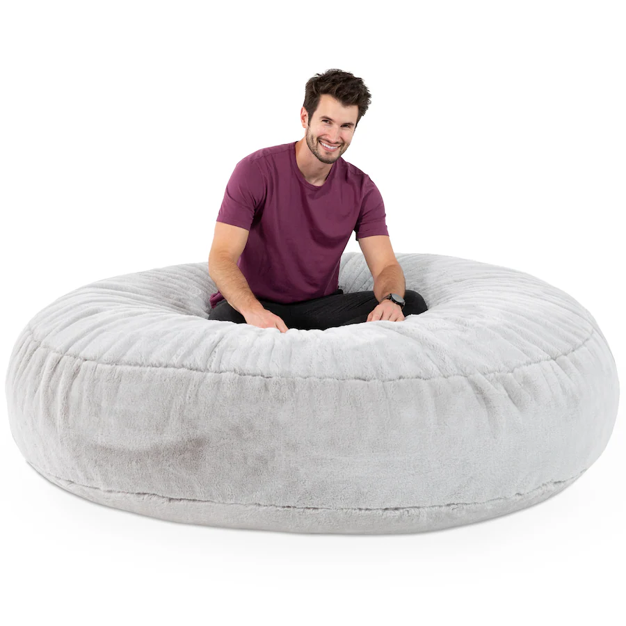 Jaxx Rabbit Jaxx 6 Foot Cocoon 2 in 1 Convertible Bean Bag Bed & Large Bean Bag ...