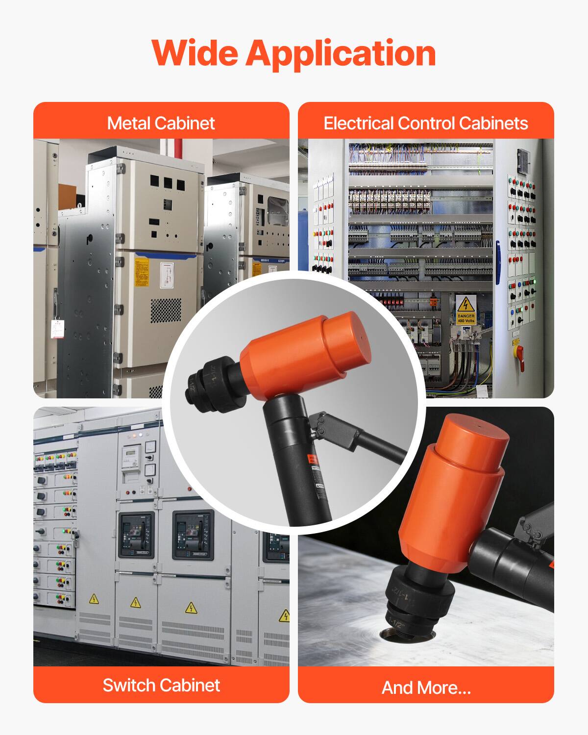 Wide Application  
Metal Cabinet  
Electrical Control Cabinets  
Switch Cabinet  
And More...