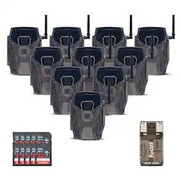 Wildgame Innovations - Terra XT 2.0 24MP Gray Cellular Camera 10 Pack Bundle