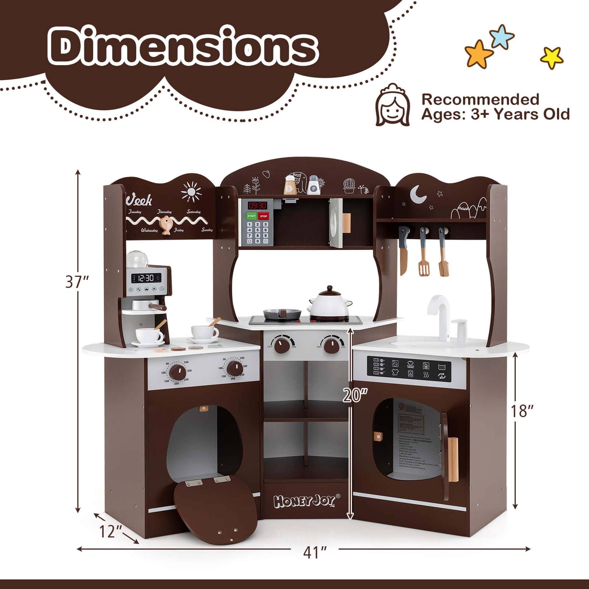 Dimensions: 37" x 41" x 18" x 20" x 12"

Recommended Ages: 3+ Years Old