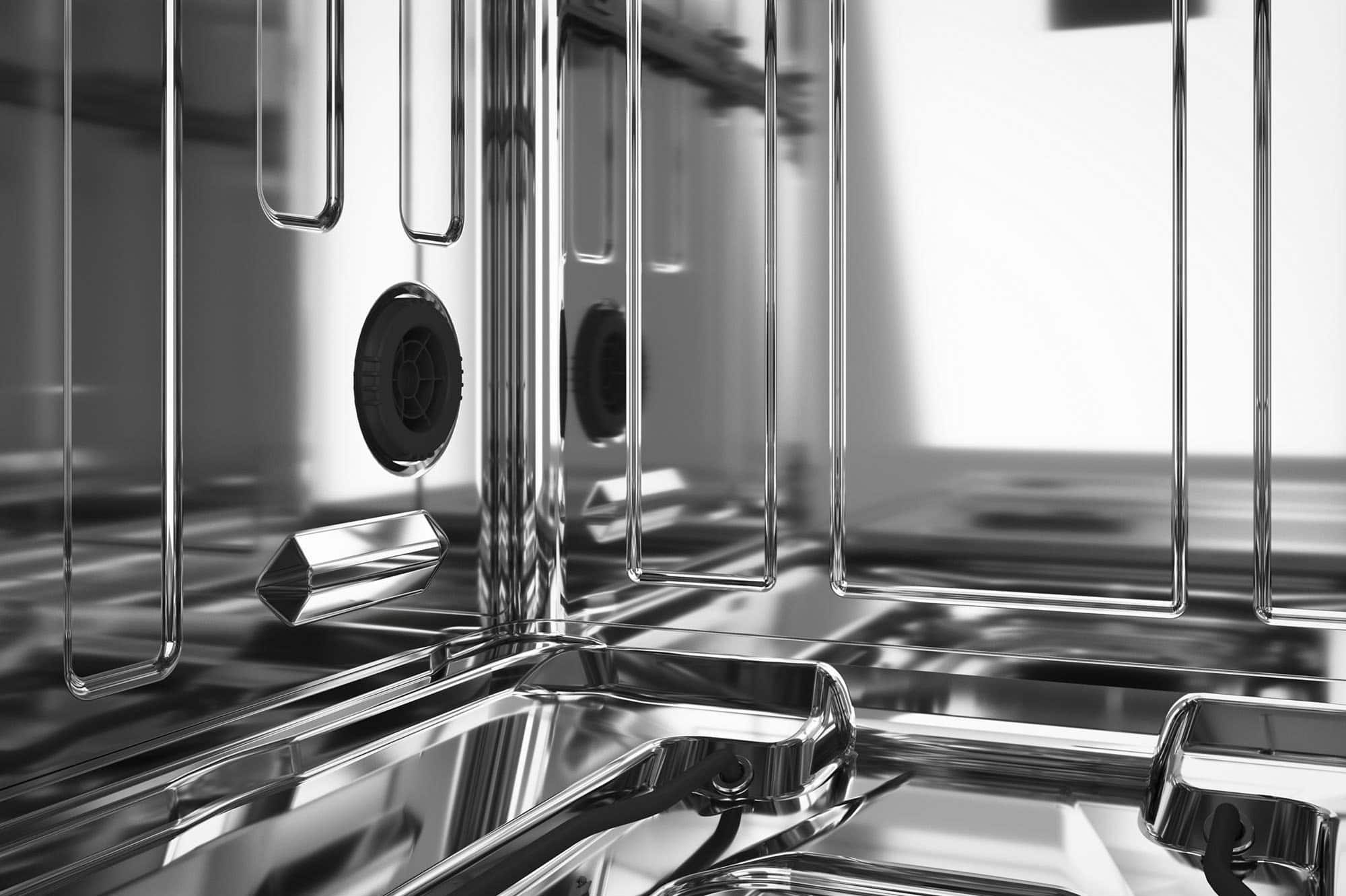 Alt View 12. KitchenAid - 24" Top Control Built-In Dishwasher with 360 Max Jets Third Rack and ProDry System, 44 dBA - PrintShield Stainless.