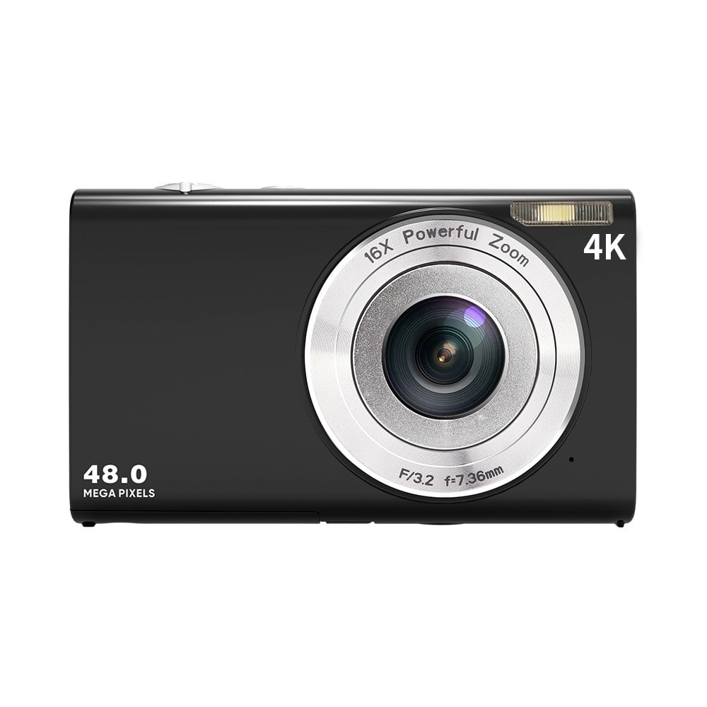 BlurFix - Digital Camera 4K ultra-high-definition video recording - Black