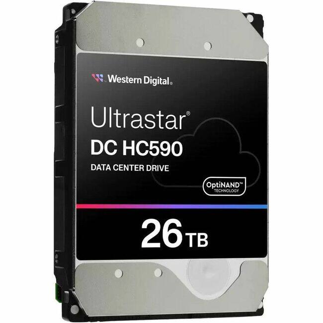 Western Digital  
Ultrastar DC HC590  
Data Center Drive  
OptiNAND Technology  
26 TB