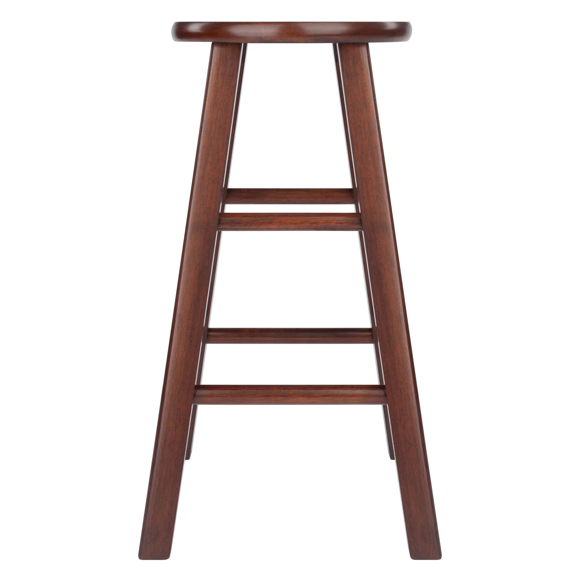 Alt View 1. Winsome Wood - Element 2-Pc Counter Stool Set - Walnut.