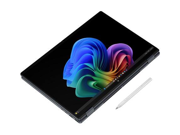 Back. HP - HP OmniBook X Laptop Computer 16" 3K Touch Screen Intel Core Ultra 7 16 GB - Eclipse gray.