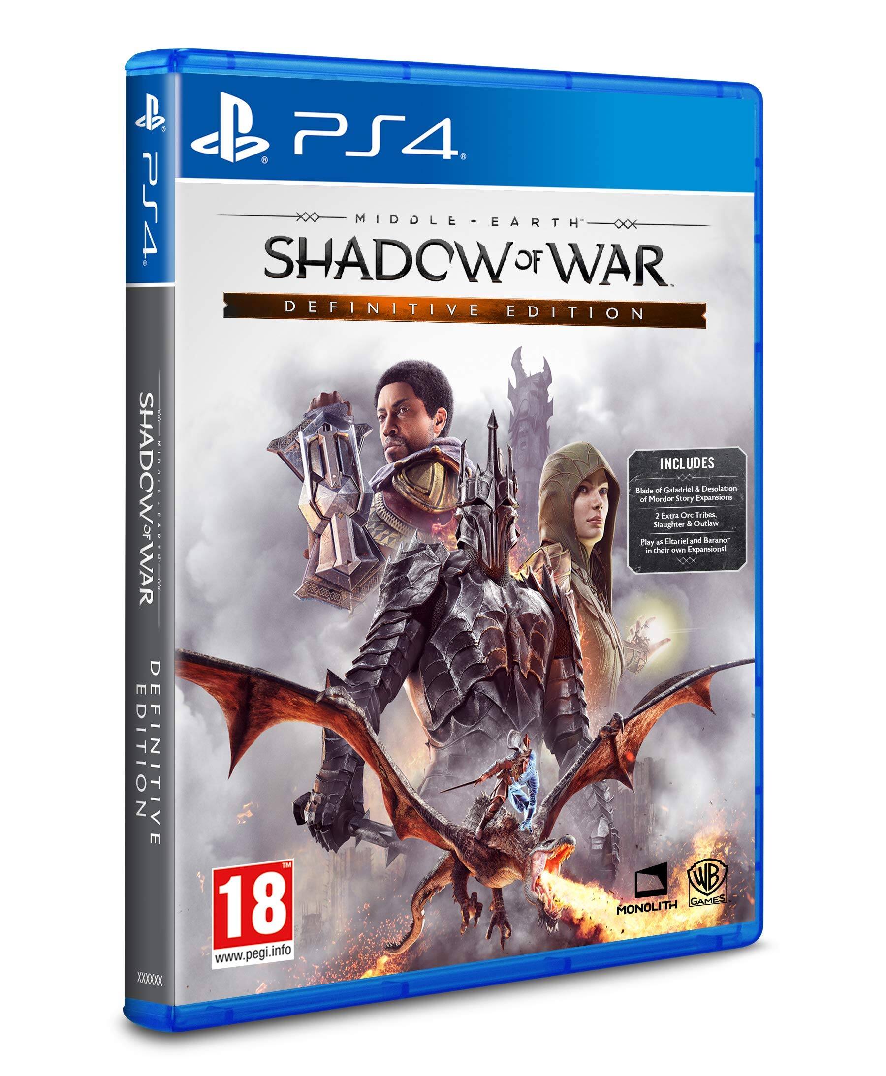Middle-Earth: Shadow of War Definitive Edition - PlayStation 4 - PlayStation 4