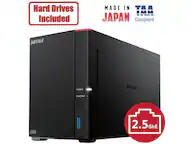 Hard Drives Included
MADE IN JAPAN
TAA Compliant
BUFFALO
2.5GbE