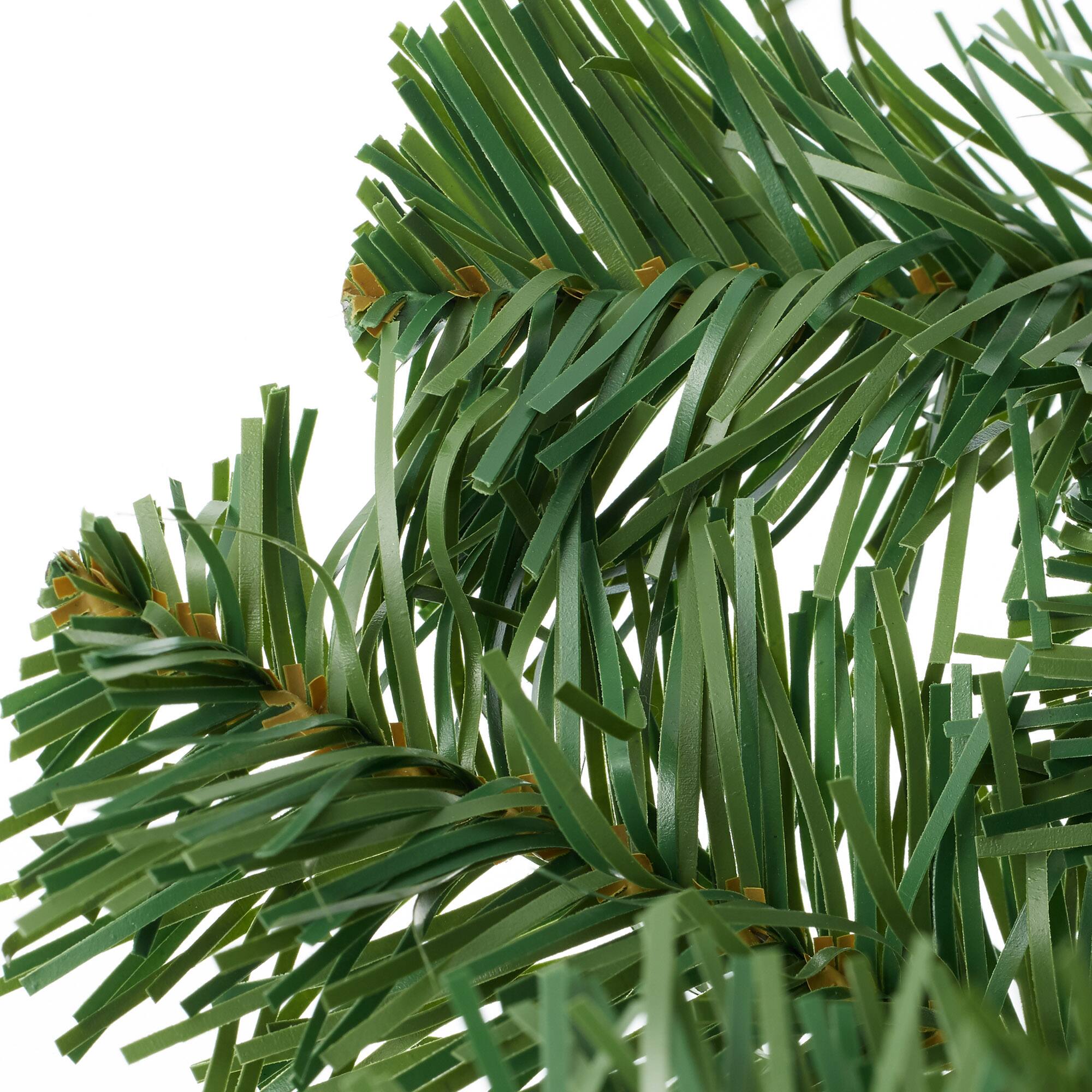 Alt View 5. Casafield - Green Fir Artificial Holiday Christmas Wreath Holiday Décor - Green.