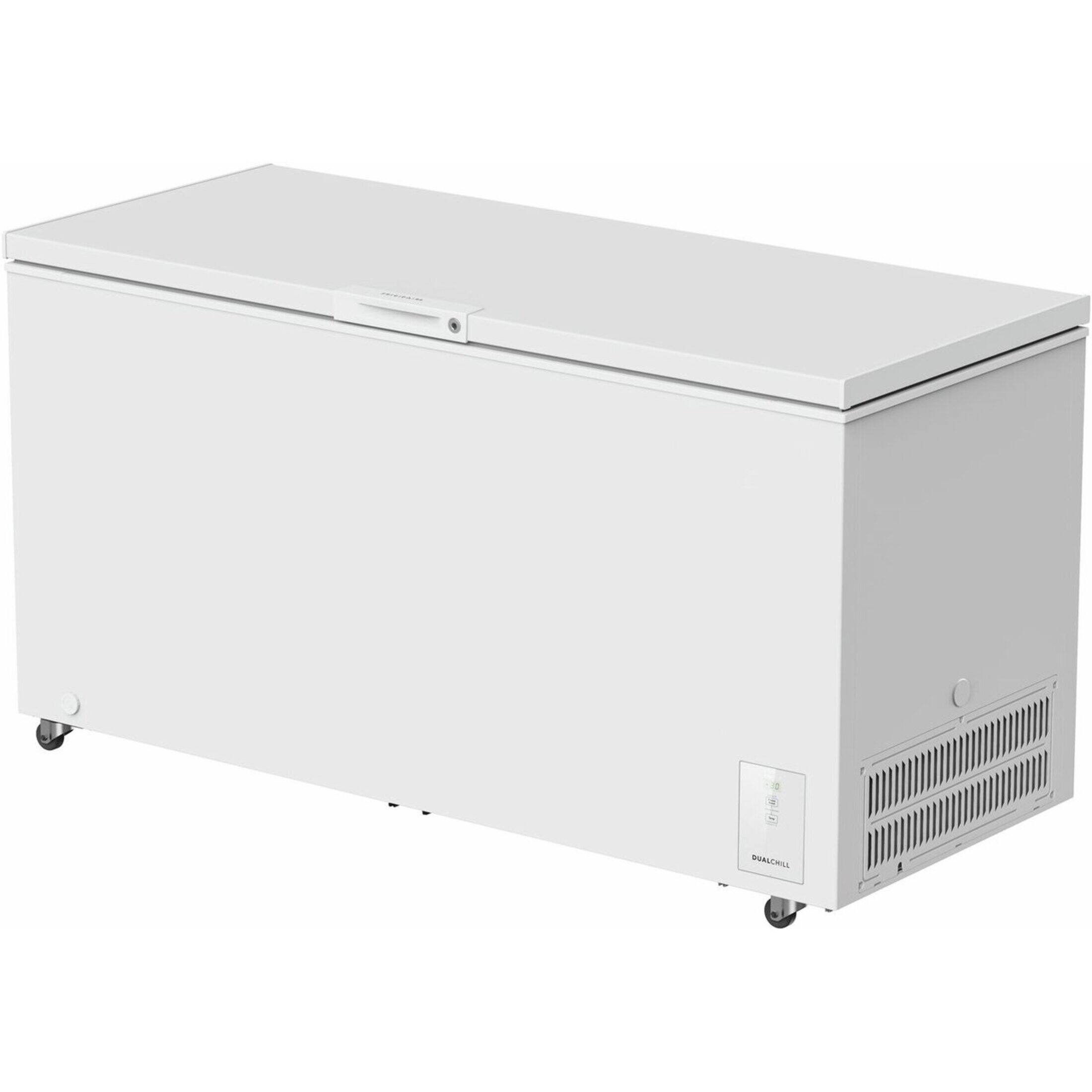 Angle. Frigidaire - 20 cu. ft. Convertible Garage Ready Chest Freezer - White.