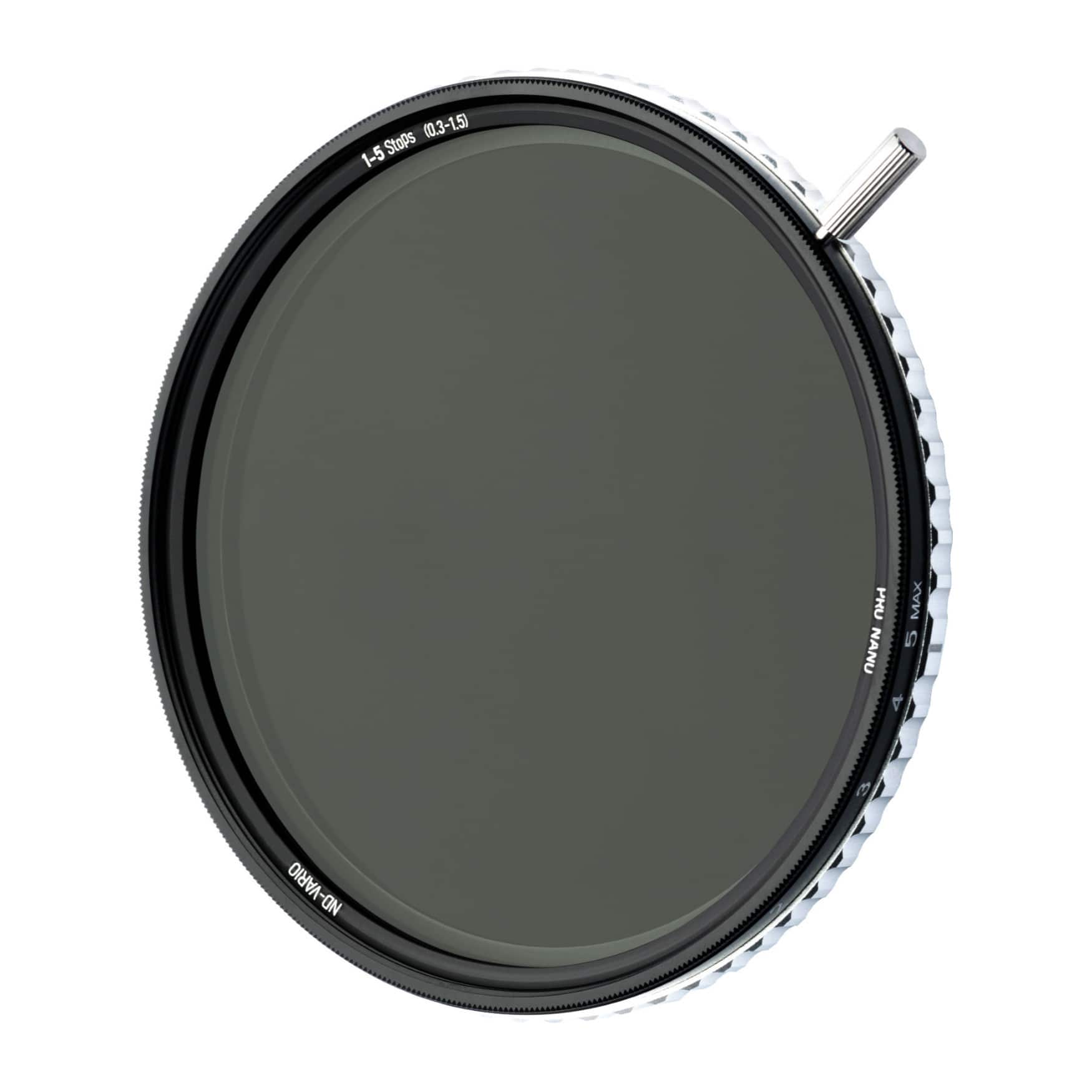 NiSi - 58mm True Color ND-VARIO Pro Nano 1-5 Stops Variable ND Filter