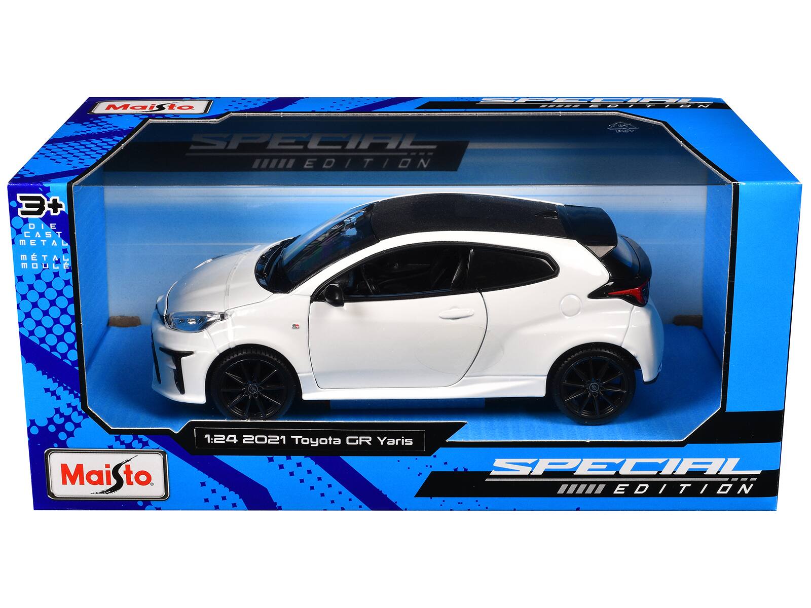 Maisto  
1:24 2021 Toyota GR Yaris  
SPECIAL EDITION  
3+  
DIE CAST METAL  
SPECIAL EDITION