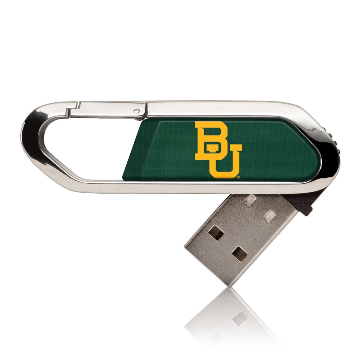 Front. Keyscaper - Baylor Bears 16GB Clip USB Flash Drive - Multicolor.