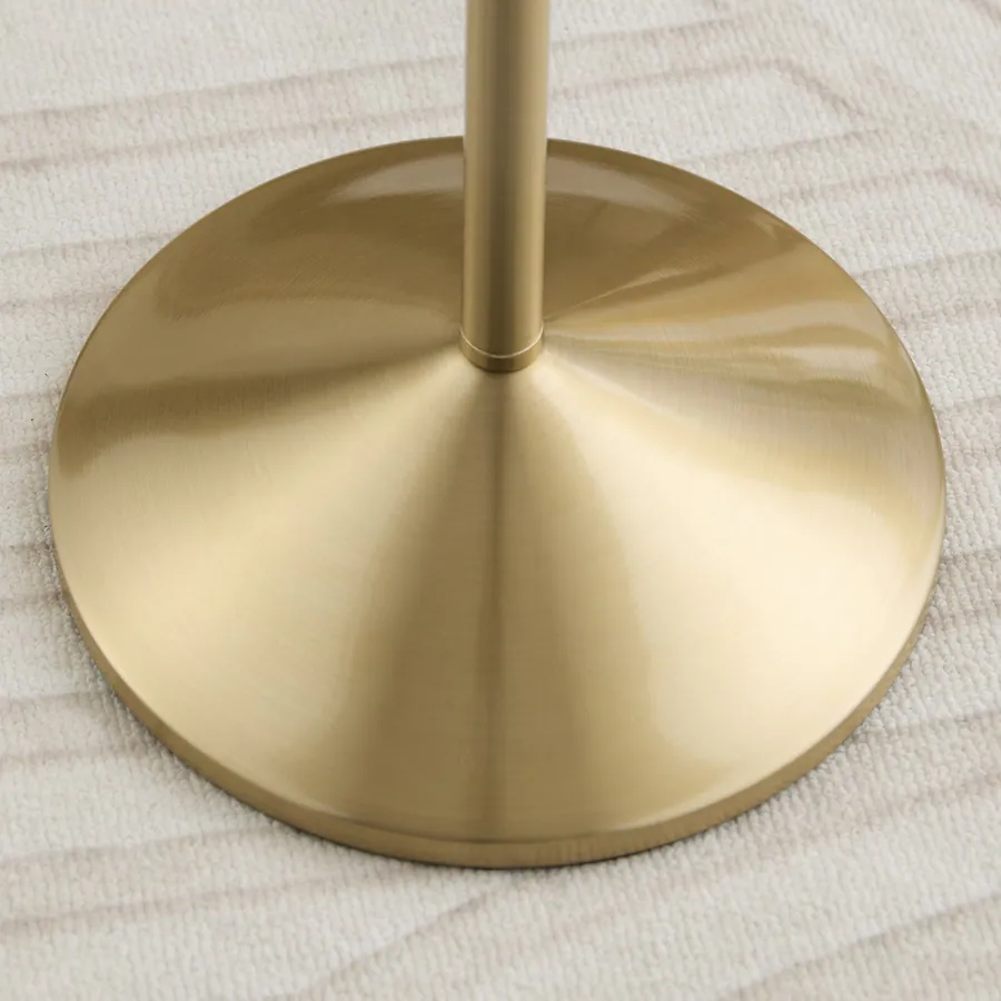 Led Florring Kings Brand Furniture Modern LED Floor Lamp with Foot Switch, 24W, Gold ...