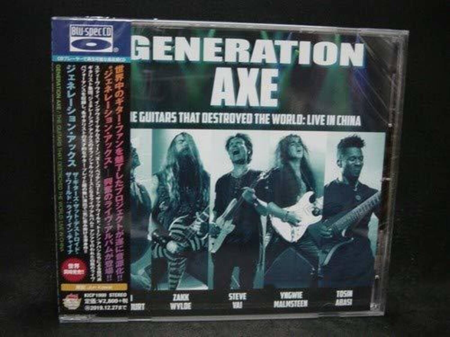 Generation Axe - The Guitars That Destroyed The World (Blu-Spec CD w/ Bonus Track)   - COMPACT DISCS price history on PriceWatchPro