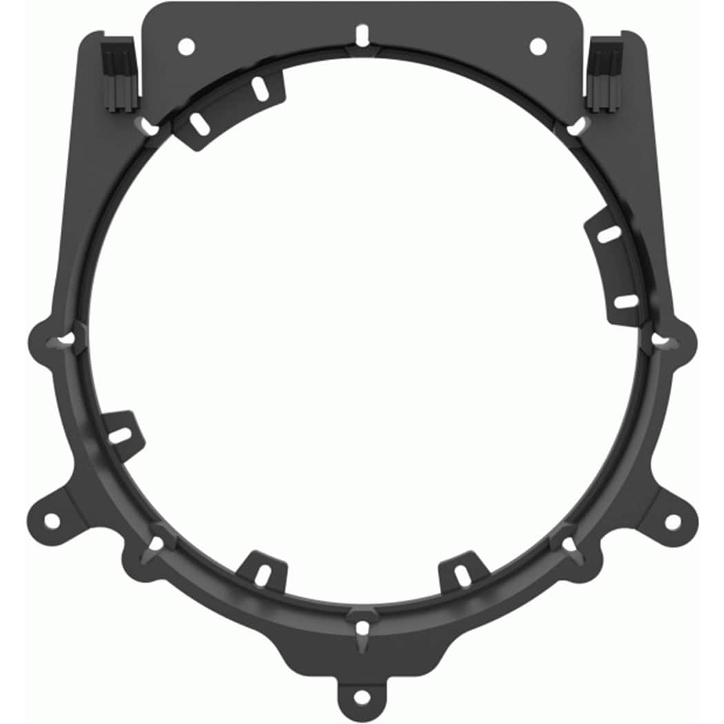 Alt View 12. Metra - Speaker Adapter Plate for Select Acura and Honda 2002-2014 Vehicles (2-Pack) - Black.