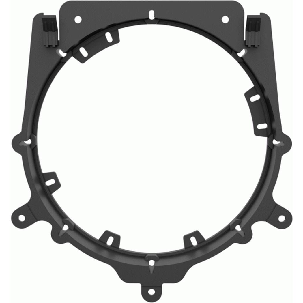 Alt View 12. Metra - Speaker Adapter Plate for Select Acura and Honda 2002-2014 Vehicles (2-Pack) - Black.