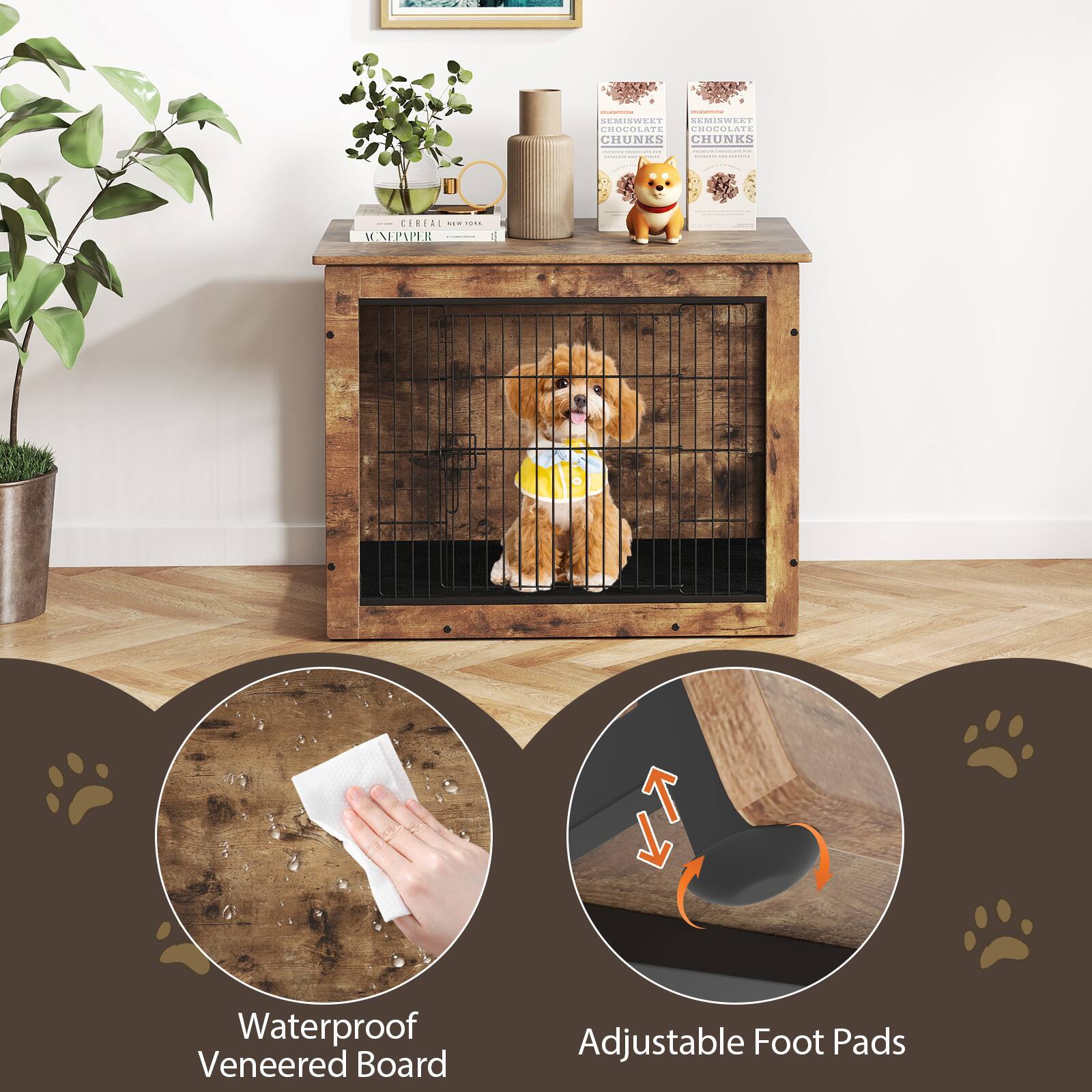 - CEMISREET EMISEES ROCCCAT CHOCOLATE CHUNKS CHUNKS
- Waterproof Veneered Board
- Adjustable Foot Pads