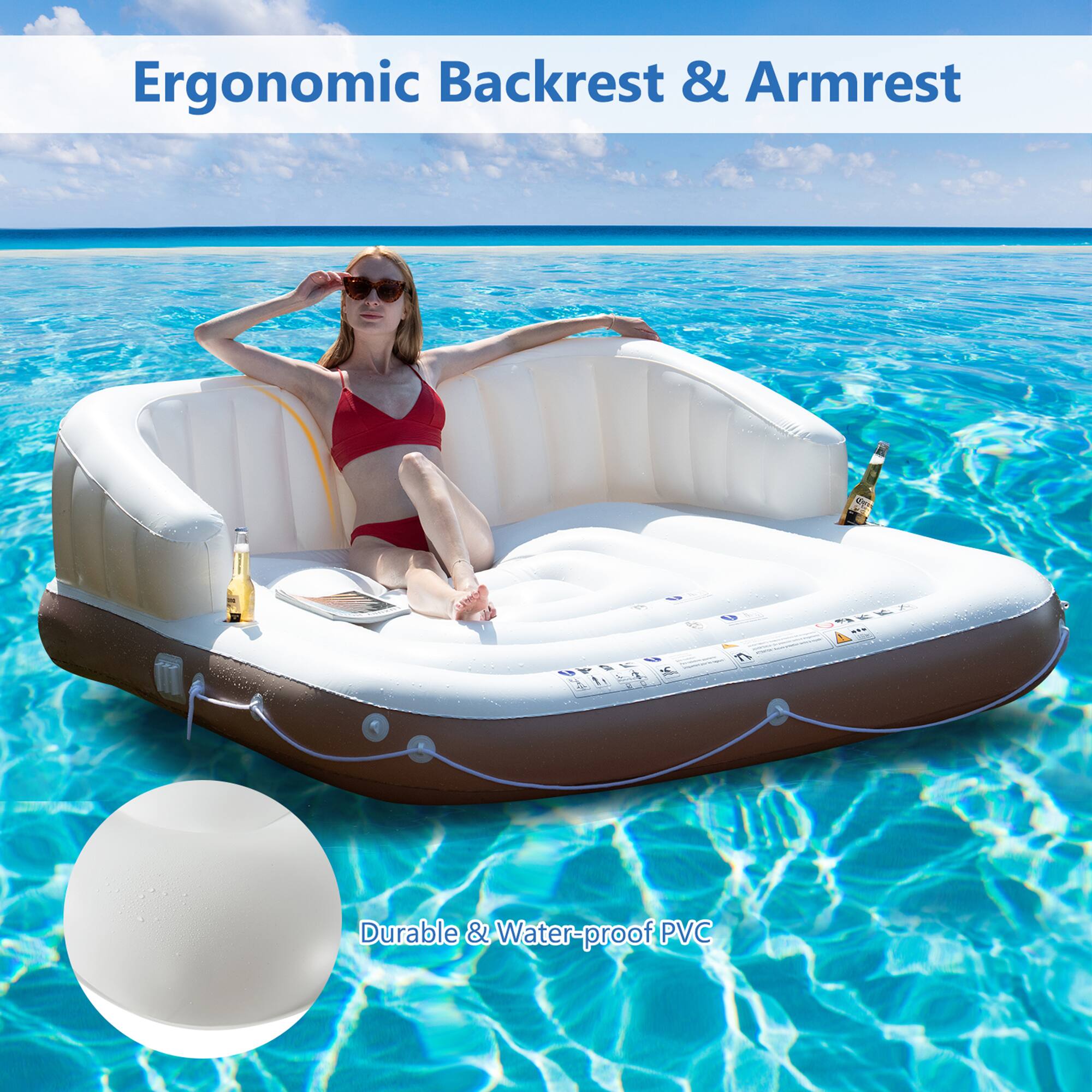 Ergonomic Backrest & Armrest

Durable & Water-proof PVC