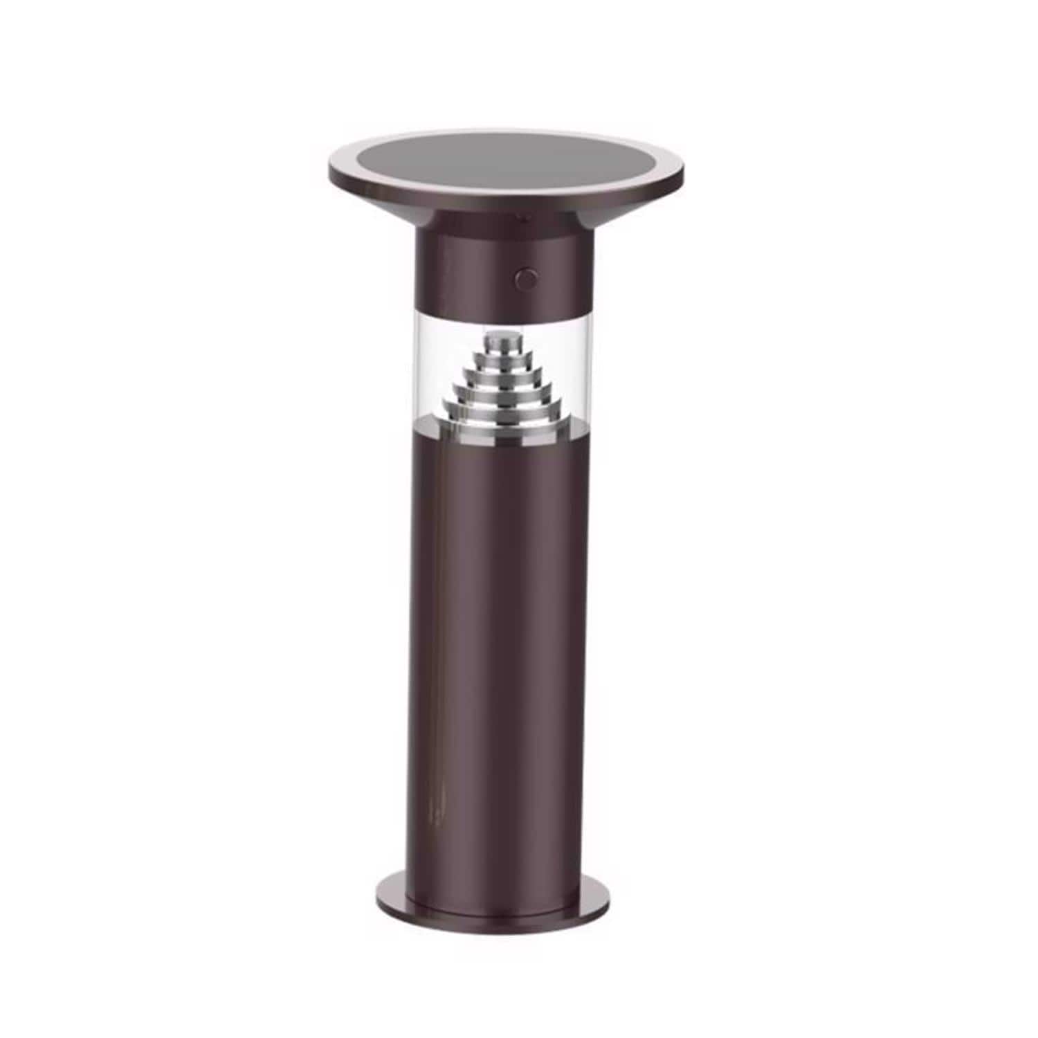 FEIT ELECTRIC - Feit OneSync Oil Rubbed Bronze Solar Powered 40 W LED Bollard Light 1 pk