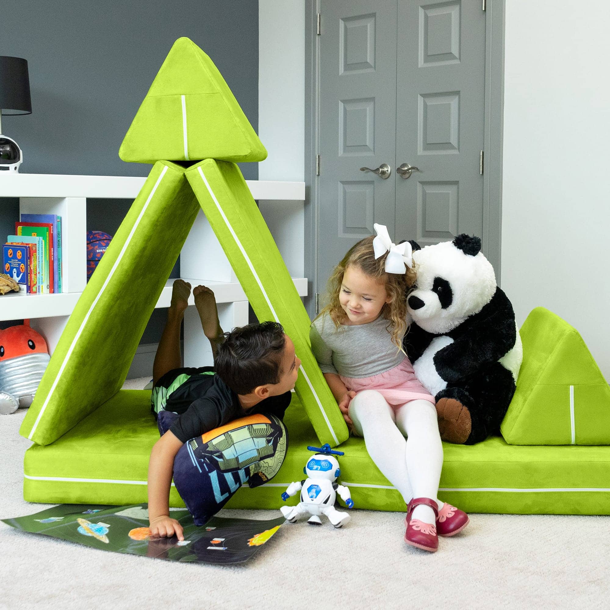 Jaxx Zipline Playscape Imaginative Furniture Playset for Creative