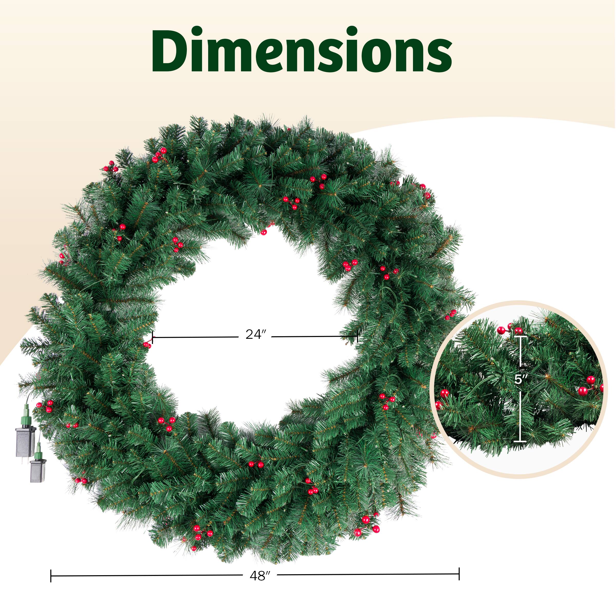 Dimensions  
24"  
48"