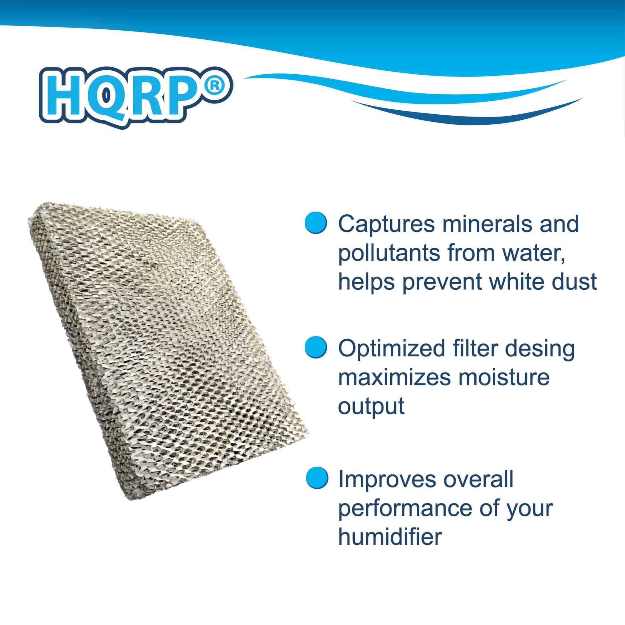 HQRP®

- Captures minerals and pollutants from water, helps prevent white dust
- Optimized filter design maximizes moisture output
- Improves overall performance of your humidifier