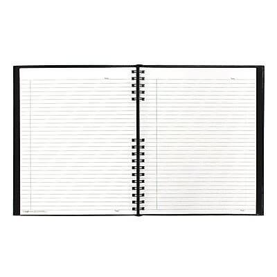 Alt View 1. Blueline - Blueline EcoLogix NotePro 1-Subject Professional Notebooks, 8.5" x 11", College Ruled, 100 Sheets, Black (REDA10200EBLK) - Black.