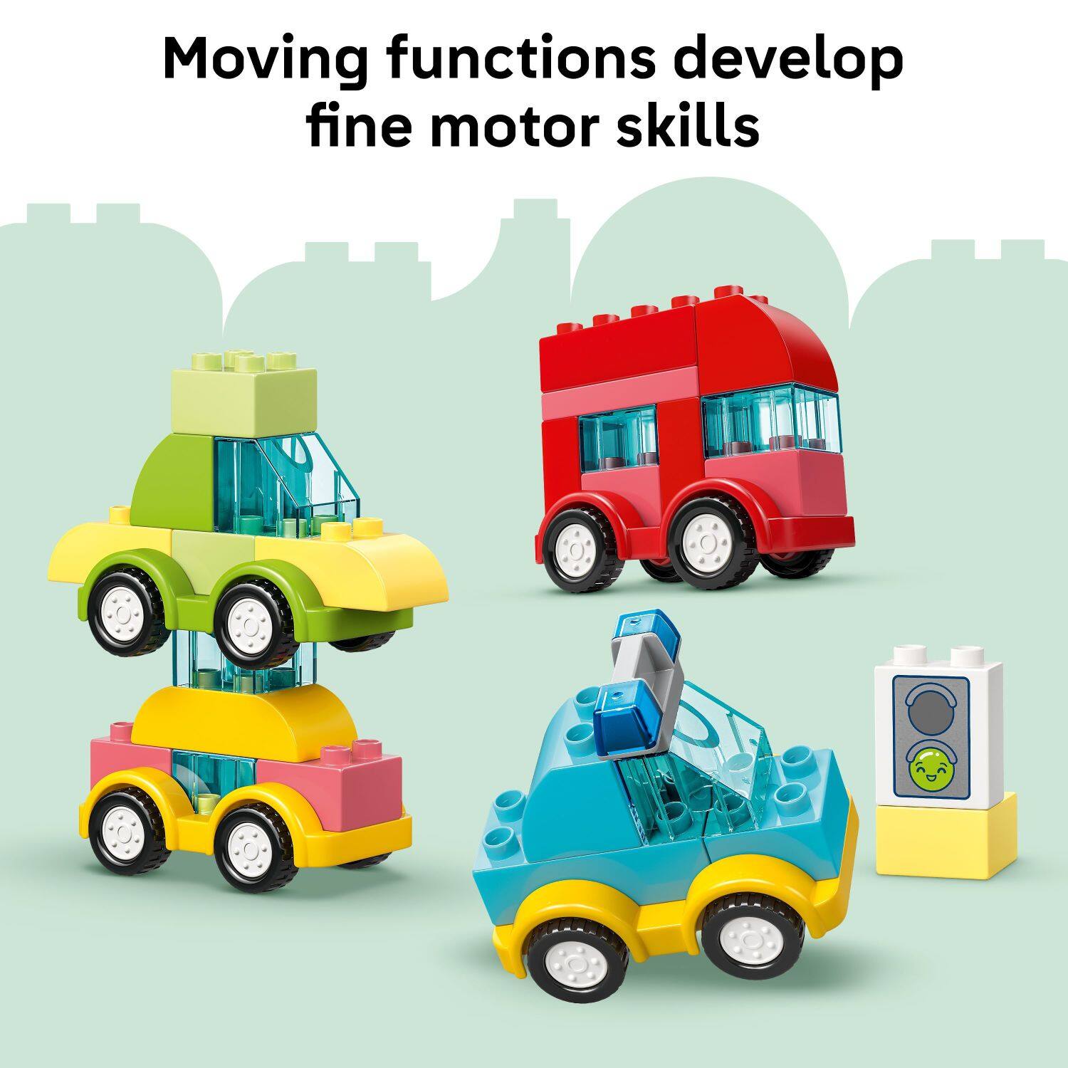 Moving functions develop fine motor skills