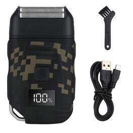 Kitcheniva - Mens Rechargeable USB Electric Hair Beard Shaver Trimmer Razor Camo - Camouflage