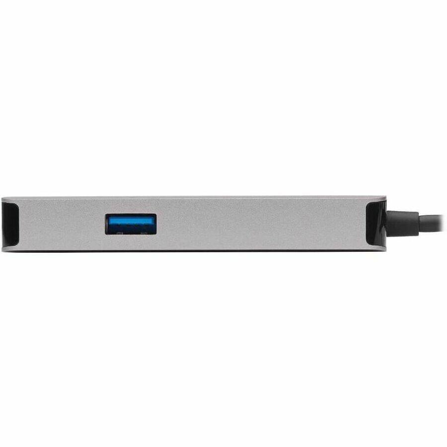 Alt View 5. Tripp Lite - Eaton Tripp Lite Series USB-C Dock, Dual Display - 4K HDMI, VGA, USB 3.x (5Gbps), USB-A/C Hub, GbE, 100W PD Charging.